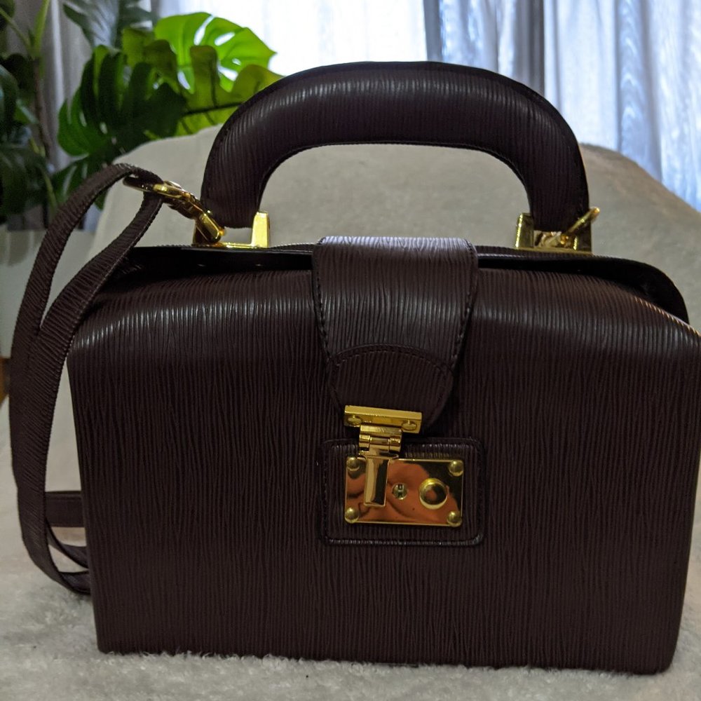 ASOS Brown Boxy Crossbody Satchel